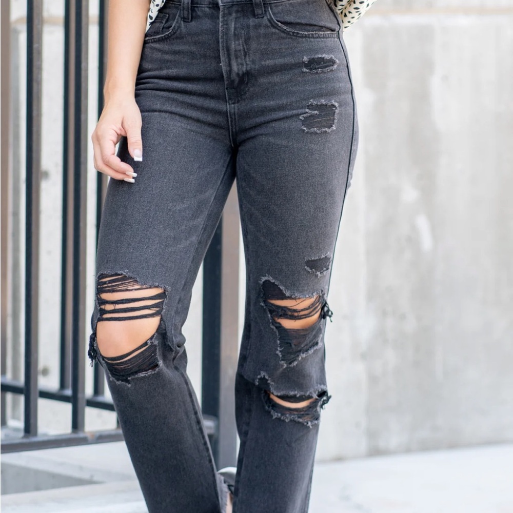 Flying monkey black denim